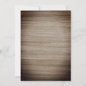 Diese Kinder werden heiraten Fotos Wood Funny Save The Date (Rückseite)