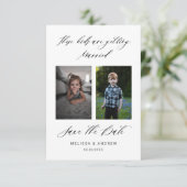 Diese Kinder werden Save the Date heiraten (Stehend Vorderseite)