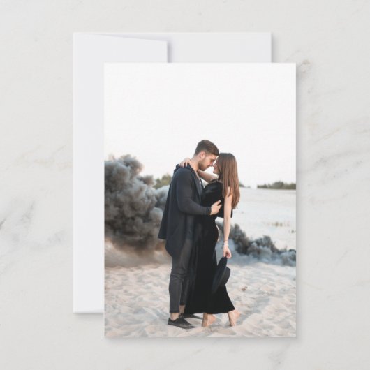 Diese Kinder werden Save the Date heiraten (Rückseite)