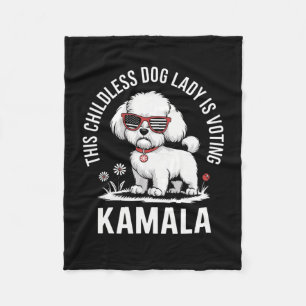 Diese kinderlose Hundedame wählt Kamala Harris 20 Fleecedecke