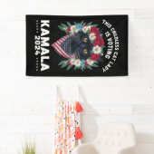 Diese kinderlose Katze Lady Ladys wählt Kamala Banner (Insitu)