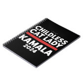 Diese kinderlose Katze-Lady wählt Kamala 2024 Notizblock (Linke Seite)