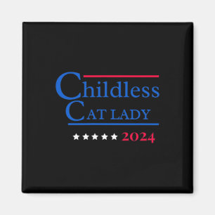 Diese kinderlose Katze-Lady wählt Kamala-Harris 20 Magnet