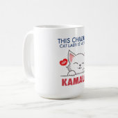Diese kinderlose Katze-Lady wählt Kamala Kaffeetasse (Vorderseite Links)