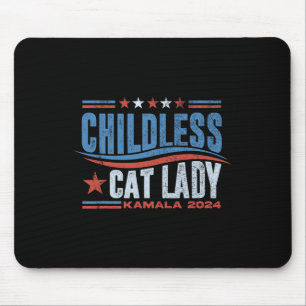 Diese kinderlose Katze-Lady wählt Kamala Mousepad