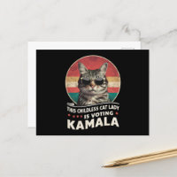 Diese kinderlose Katze-Lady wählt Kamala