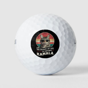 Diese kinderlose Katzenlady wählt Kamala Golfball