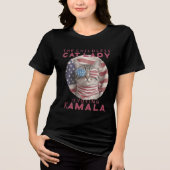 Diese kinderlosen Katzen Ladys für Kamala 2024 Tri-Blend Shirt (Vorderseite)