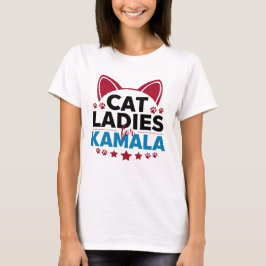 Diese kinderlosen Katzen Ladys für Kamala T-Shirt