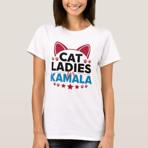 Diese kinderlosen Katzen Ladys für Kamala T-Shirt