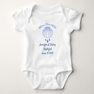 Diese Kindertaufe segnen Baby Strampler