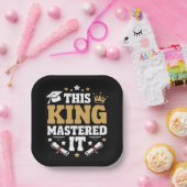 Diese King I Mastered It Master-Abschlussklasse Pappteller (Party)