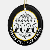 Diese Klasse von 2026 Foto Abschluss Keramik Ornament (Links)