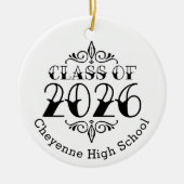 Diese Klasse von 2026 Foto Abschluss Keramik Ornament (Vorne)