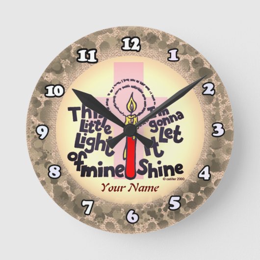 Diese kleine Christliche Uhr (Vorderseite)