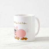 Diese kleine Piggy Bedarfs-Kaffee-Tasse Kaffeetasse (VorderseiteRechts)