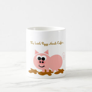 Diese kleine Piggy Bedarfs-Kaffee-Tasse Kaffeetasse