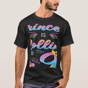 Diese kleine Prinzessin rollt in 9-Tage-Roller T-Shirt