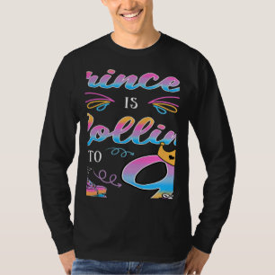 Diese kleine Prinzessin rollt zum 9. Geburtstag mi T-Shirt