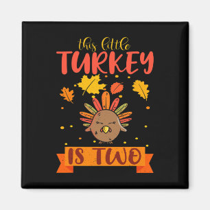 Diese kleine Türkei ist zwei Herbsttage vor zwei T Magnet