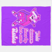 Diese Königin befolgt nie die lila Regeln Fleecedecke (Vorderseite (Horizontal))