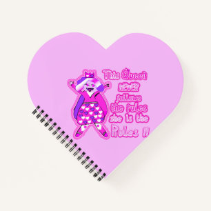 Diese Königin folgt nie den Regeln eines rosa Noti Notizblock