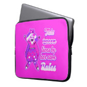 Diese Königin lebt nach ihren eigenen Regeln Elect Laptopschutzhülle (Vorderseite Links)