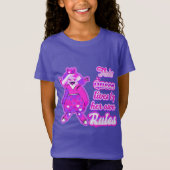 Diese Königin lebt nach ihren eigenen Regeln lila T-Shirt (Vorderseite)