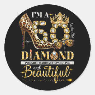 Diese Königin macht 50 Ausblicke fabelhaft Jahrest Runder Aufkleber