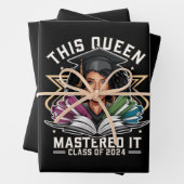 Diese Königin meisterte es-Klasse des Abschlusses  Geschenkpapier Set (Beispiel)