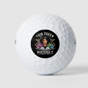 Diese Königin meisterte es-Klasse des Abschlusses  Golfball