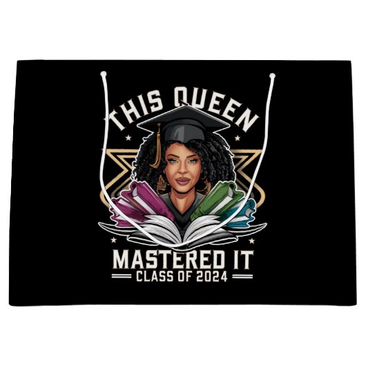 Diese Königin meisterte es-Klasse des Abschlusses Große Geschenktüte (Vorderseite)