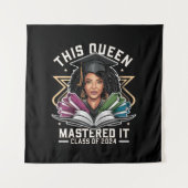 Diese Königin meisterte es-Klasse des Abschlusses Wandteppich (Vorderseite)