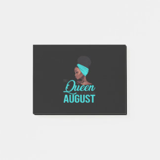 Diese Königin war im August zum Geburtstag Geboren Post-it Klebezettel