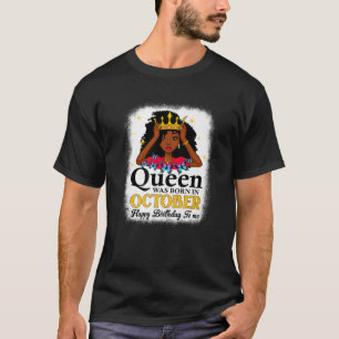 Diese Königin war im Oktober Niedlichen Mädchen Ge T-Shirt