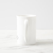 Diese könnte Wein-Tasse sein Porzellantasse (Rückseite)