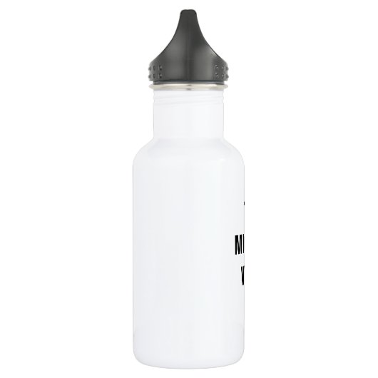 Diese könnte Wodkawasserflasche sein Edelstahlflasche (Links)