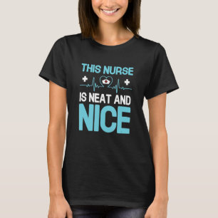 Diese Krankenschwester ist ein gepflegtes und nett T-Shirt