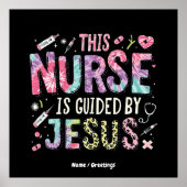 Diese Krankenschwester wird geleitet von Jesus, de Poster (Vorne)