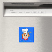 Diese Küche hat einen tollen Koch Magnet (In Situ (Geschirrspüler))