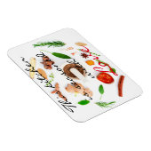 Diese Küche ist mit Liebe gewürzt Magnet (Rechte Seite)