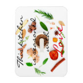 Diese Küche ist mit Liebe gewürzt Magnet (Vertikal)