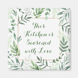 Diese Küche ist mit Liebe Kühlschrank besetzt Magnet