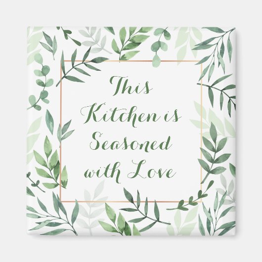 Diese Küche ist mit Liebe Kühlschrank besetzt Magnet (Vorne)