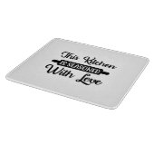 Diese Küche ist mit Liebe-Schneidebrett besetzt Schneidebrett (Ecke)