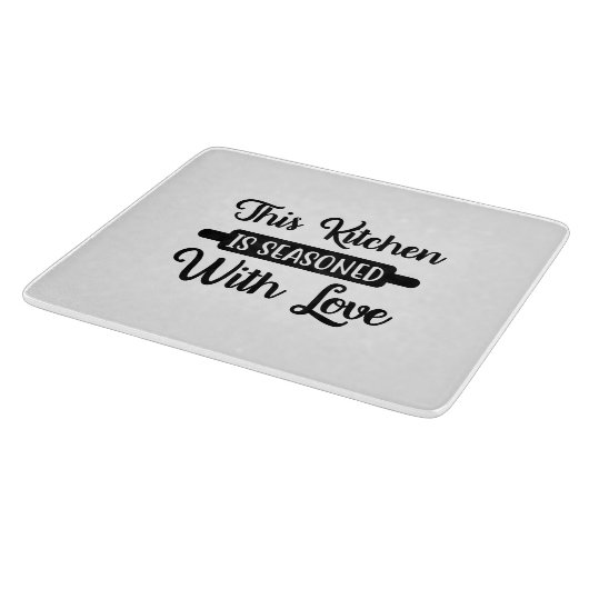 Diese Küche ist mit Liebe-Schneidebrett besetzt Schneidebrett (Ecke)