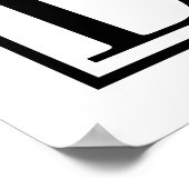 Diese Küche ist mit Liebe Zitat Design gewürzt Poster (Ecke)