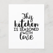 Diese Küche ist mit Liebe Zitat gewürzt (Rückseite)