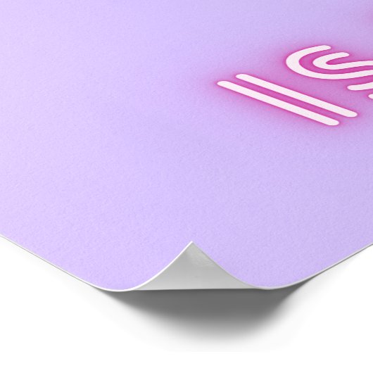 Diese Küche ist zum Tanzen Lila Frauenposter Poster (Ecke)