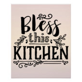 Diese Küche segnen - Poster (Vorderseite)